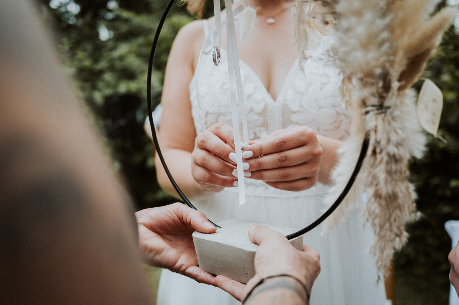 Freie Trauung bei einer Hochzeit